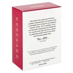 Hallmark Cute As A Button Special Edition Ornament 4 Hallmark Cute As A Button Special Edition Ornament -Hallmark Shop Hamster on Button Sled Keepsake Ornament 1599QXE3317 05