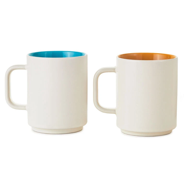 Star Wars™ Han Solo™ and Princess Leia™ Bespin™ I Love You I Know Stacking Mugs, Set of 2 Hallmark Star Wars™ Han Solo™ And Princess Leia™ Bespin™ I Love You I Know Stacking Mugs, Set Of 2 -Hallmark Shop Han Solo and Princess Leia Blue and Orange Mugs 1SHP2148 02