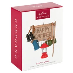 Hallmark Happy Camper Ornament -Hallmark Shop Happy Camper Sign and Gear Keepsake Ornament 1899QGO2917 04