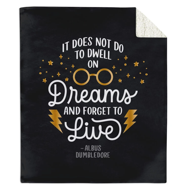 Harry Potter™ Dwell on Dreams Throw Blanket, 50x60 Hallmark Harry Potter™ Dwell On Dreams Throw Blanket, 50x60 -Hallmark Shop Harry Potter Dwell on Dreams JerseyFleece Blanket 1HPO1100 01