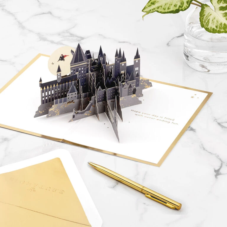 Harry Potter™ Hogwarts™ Castle 3D Pop-Up Card Hallmark Harry Potter™ Hogwarts™ Castle 3D Pop-Up Card -Hallmark Shop Harry Potter Hogwarts Castle 3D PopUp Card 1499LAD2727 08