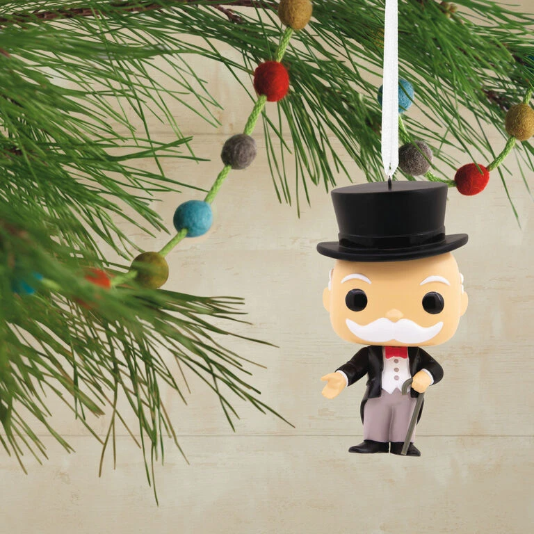Hasbro® Mr. Monopoly Funko POP!® Hallmark Ornament Hasbro® Mr. Monopoly Funko POP!® Hallmark Ornament -Hallmark Shop Hasbro Mr. Monopoly Funko POP Christmas Ornament 3HCM2311 02