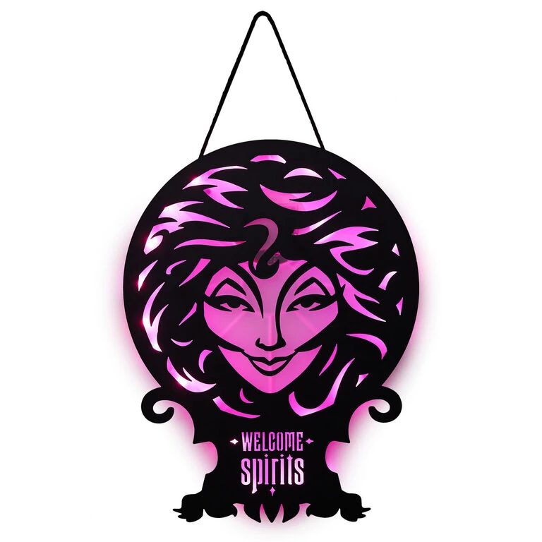 Disney The Haunted Mansion Madam Leota Lighted Hanging Sign, 11x16 Hallmark Disney The Haunted Mansion Madam Leota Lighted Hanging Sign, 11x16 -Hallmark Shop Haunted Mansion Madame Leota Metal Sign With Light 1HGN1503 01