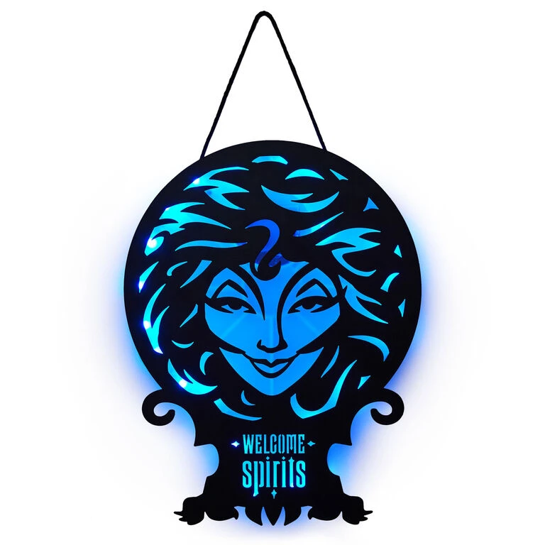 Disney The Haunted Mansion Madam Leota Lighted Hanging Sign, 11x16 Hallmark Disney The Haunted Mansion Madam Leota Lighted Hanging Sign, 11x16 -Hallmark Shop Haunted Mansion Madame Leota Metal Sign With Light 1HGN1503 03