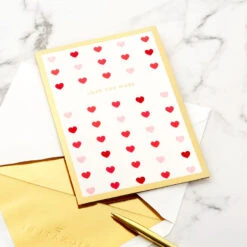 Hallmark Love You More 3D Pop-Up Love Card -Hallmark Shop Heart Pattern 3D PopUp Love Card 1299IAV5835 05