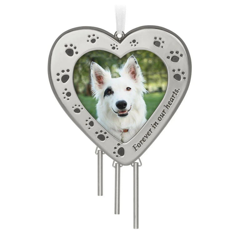 Forever in Our Hearts Metal Photo Frame Pet Memorial Ornament Hallmark Forever In Our Hearts Metal Photo Frame Pet Memorial Ornament -Hallmark Shop HeartShaped Pet Picture Frame Keepsake Ornament 1999QHX3087 01
