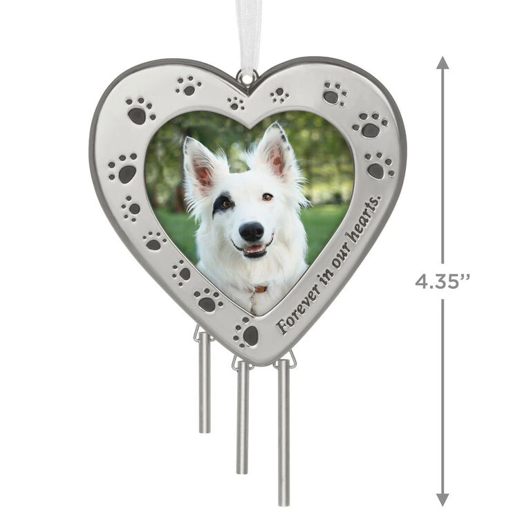 Forever in Our Hearts Metal Photo Frame Pet Memorial Ornament Hallmark Forever In Our Hearts Metal Photo Frame Pet Memorial Ornament -Hallmark Shop HeartShaped Pet Picture Frame Keepsake Ornament 1999QHX3087 03