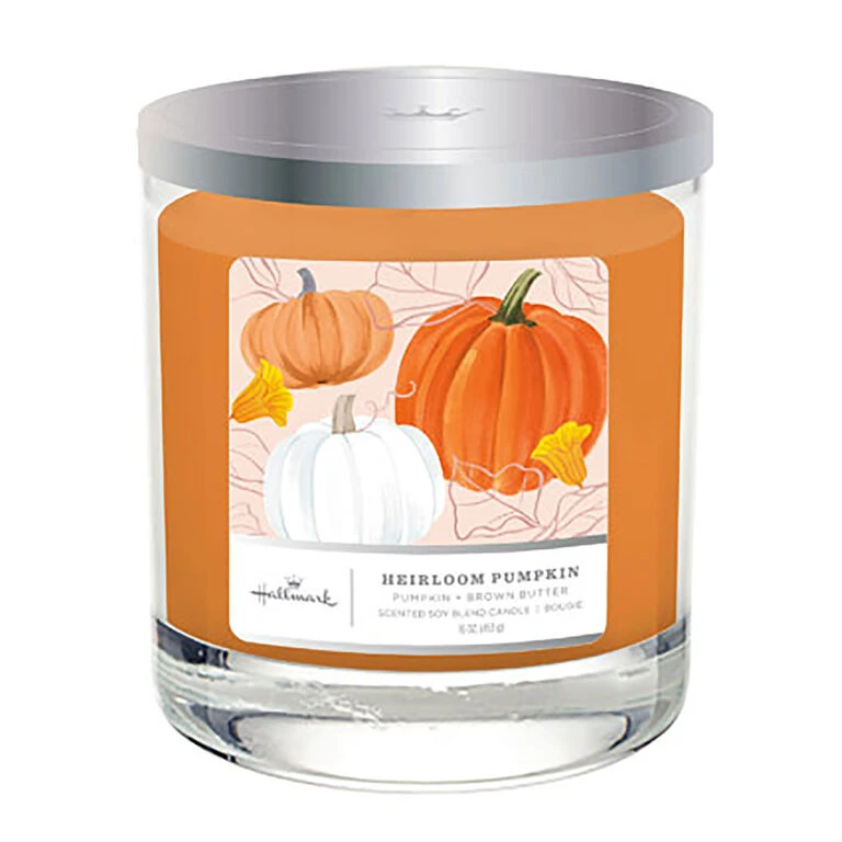 Heirloom Pumpkin Scented 3-Wick Candle, 16 oz. Hallmark Heirloom Pumpkin Scented 3-Wick Candle, 16 Oz. -Hallmark Shop Heirloom Pumpkin 3Wick Jar Candle 1BGC1056 01