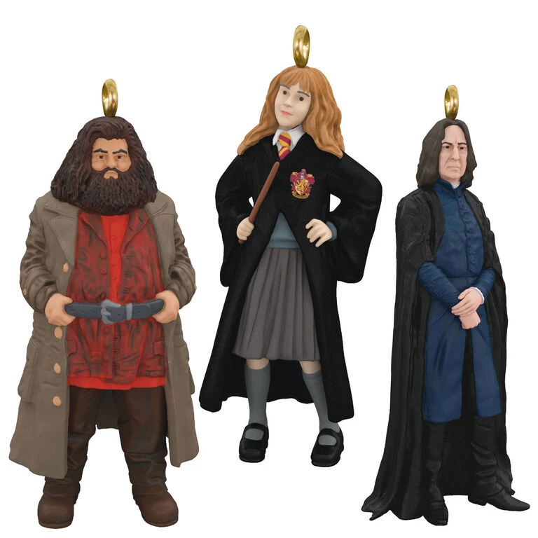 Mini Harry Potter™ Hermione™, Hagrid™ and Snape™ Metal Ornaments, Set of 3 Hallmark Mini Harry Potter™ Hermione™, Hagrid™ And Snape™ Metal Ornaments, Set Of 3 -Hallmark Shop Hermione Hagrid Snape Keepsake Ornaments 2999QXM9259 01