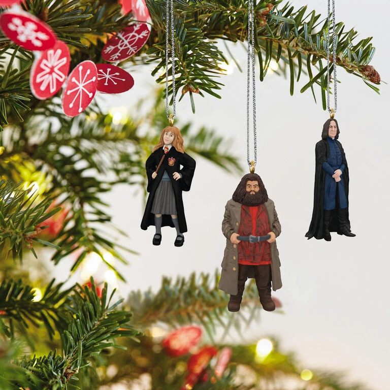 Mini Harry Potter™ Hermione™, Hagrid™ and Snape™ Metal Ornaments, Set of 3 Hallmark Mini Harry Potter™ Hermione™, Hagrid™ And Snape™ Metal Ornaments, Set Of 3 -Hallmark Shop Hermione Hagrid Snape Keepsake Ornaments 2999QXM9259 02