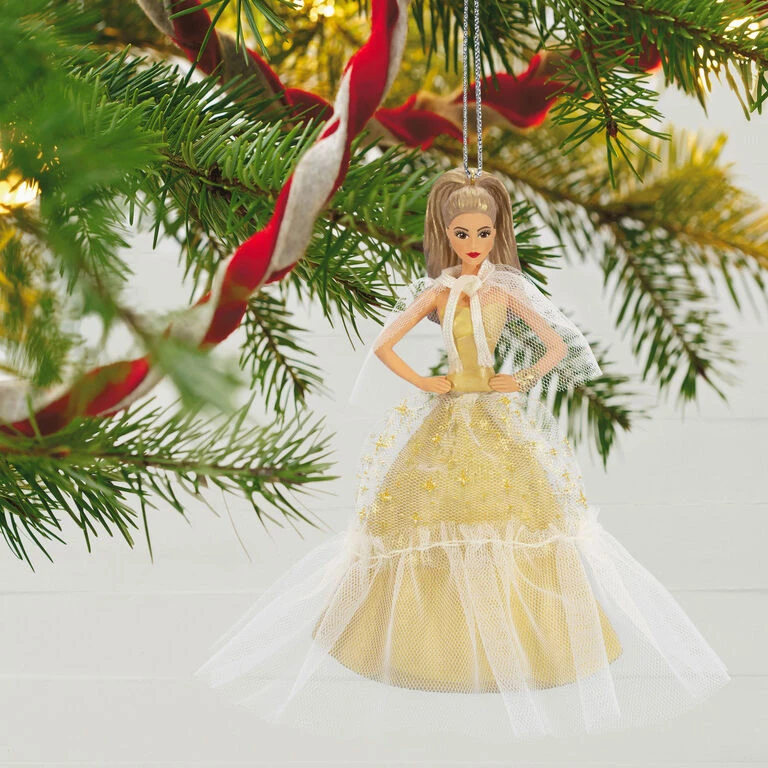 2023 Latina Holiday Barbie™ Ornament Hallmark 2023 Latina Holiday Barbie™ Ornament -Hallmark Shop Hispanic Holiday Barbie Doll Keepsake Ornament 2199QXR8219 02