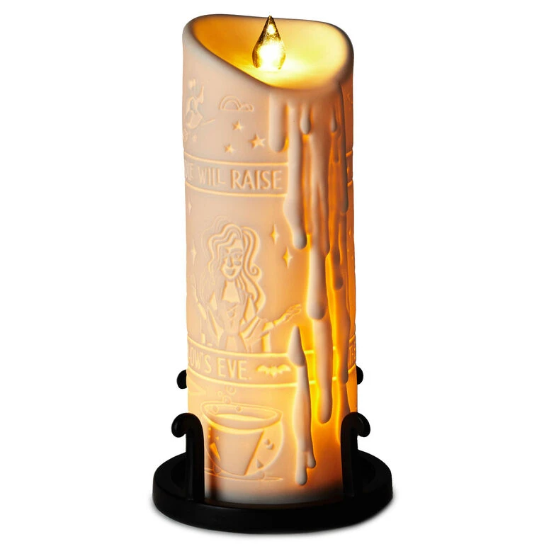 Disney Hocus Pocus Black-Flame Flameless Candle Hallmark Disney Hocus Pocus Black-Flame Flameless Candle -Hallmark Shop Hocus Pocus BatteryOperated Candle in Black Base 1HGN1275 02