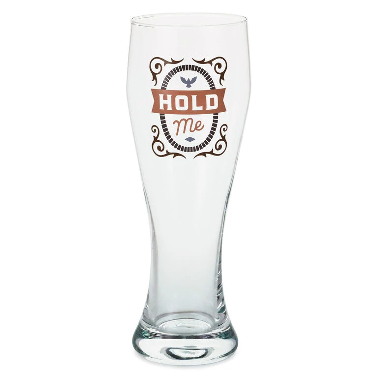 Hold Me Pilsner Glass, 19.27 oz. Hallmark Hold Me Pilsner Glass, 19.27 Oz. -Hallmark Shop Hold Me Pilsner Glass 1BRW3215 01
