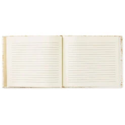 Hallmark Ivory And Gold Guest Book -Hallmark Shop Ivory and Gold Guest Book 1EDY3149 04