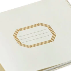 Hallmark Ivory And Gold Guest Book -Hallmark Shop Ivory and Gold Guest Book 1EDY3149 07