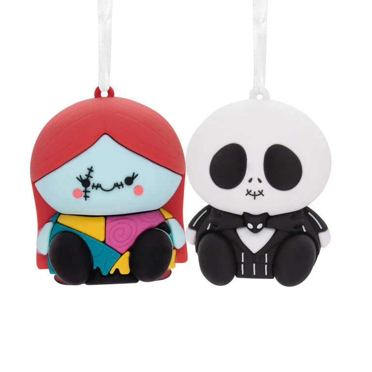 Better Together Disney Tim Burton's The Nightmare Before Christmas Jack and Sally Magnetic Hallmark Ornaments, Set of 2 Better Together Disney Tim Burton's The Nightmare Before Christmas Jack And Sally Magnetic Hallmark Ornaments, Set Of 2 -Hallmark Shop Jack Skellington and Sally Christmas Ornaments 3HCM2400 01