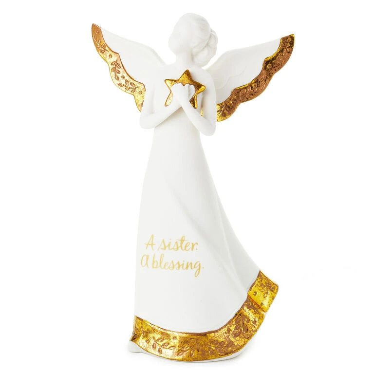 A Sister Is a Blessing Angel Figurine, 8.5" Hallmark A Sister Is A Blessing Angel Figurine, 8.5" -Hallmark Shop Joanne Eschrich Angel Figurine for Sister 1JOA2096 01