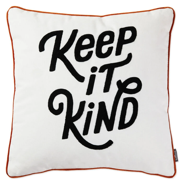 Keep It Kind Throw Pillow, 16x16 Hallmark Keep It Kind Throw Pillow, 16x16 -Hallmark Shop Keep It Kind Throw Pillow 1SNN1069 01