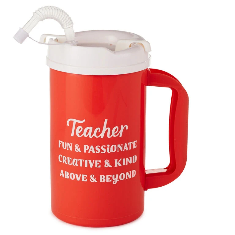 Teacher Above & Beyond Water Jug, 32 oz. Hallmark Teacher Above & Beyond Water Jug, 32 Oz. -Hallmark Shop Large Water Jug Teacher Appreciation Gift 1SNN1101 01