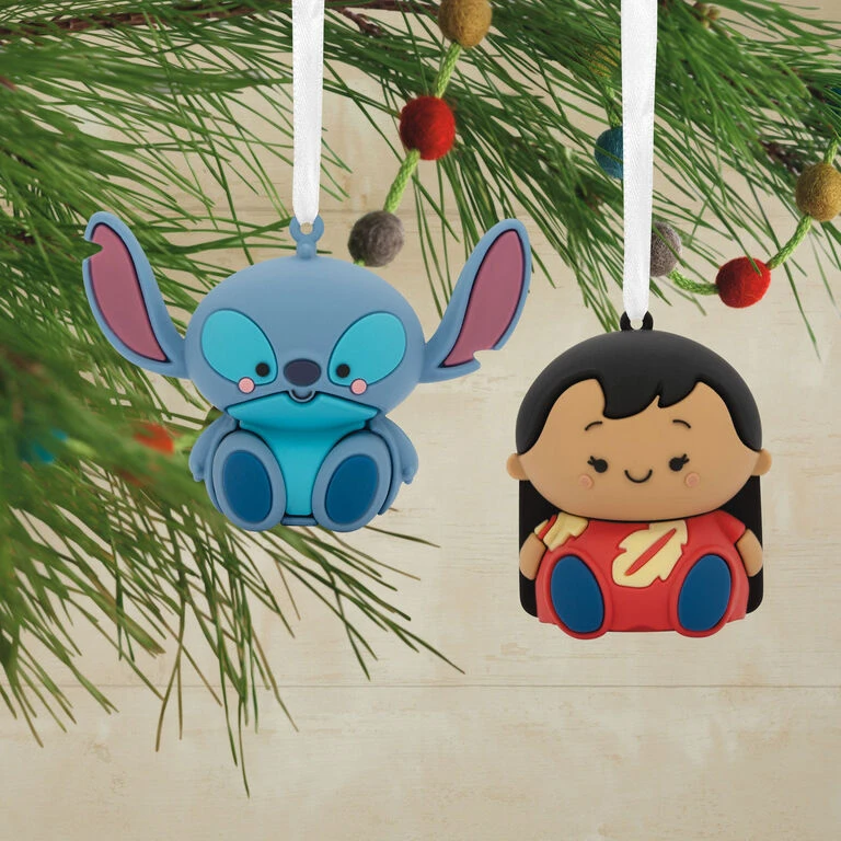 Better Together Disney Lilo & Stitch Magnetic Hallmark Ornaments, Set of 2 Better Together Disney Lilo & Stitch Magnetic Hallmark Ornaments, Set Of 2 -Hallmark Shop Lilo and Stitch Christmas Ornaments 3HCM2403 02