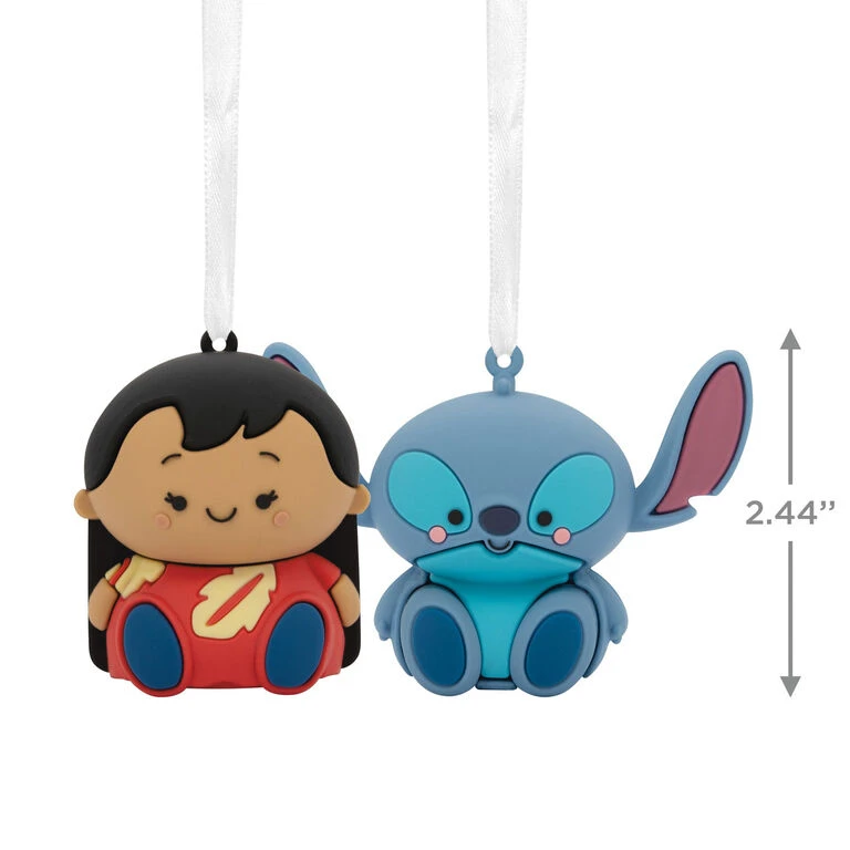 Better Together Disney Lilo & Stitch Magnetic Hallmark Ornaments, Set of 2 Better Together Disney Lilo & Stitch Magnetic Hallmark Ornaments, Set Of 2 -Hallmark Shop Lilo and Stitch Christmas Ornaments 3HCM2403 03