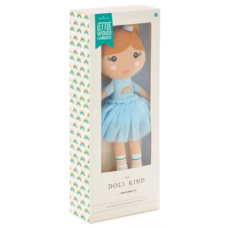 Little World Changers™ and Kind Culture Co. The Doll Kind Light Skin Girl, 12" Hallmark Little World Changers™ And Kind Culture Co. The Doll Kind Light Skin Girl, 12" -Hallmark Shop Little World Changers Light Skin Girl Doll With Tokens 1KID2085 06