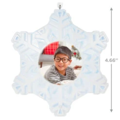 Hallmark Magic Sparkling Snowflake Photo Personalized Ornament With Light -Hallmark Shop Magic Sparkling Snowflake Photo Keepsake Personalized Ornament With Light 2999QHE2010B3 03