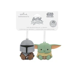 Better Together Star Wars: The Mandalorian™ And Grogu™ Magnetic Hallmark Ornaments, Set Of 2 3 Better Together Star Wars: The Mandalorian™ And Grogu™ Magnetic Hallmark Ornaments, Set Of 2 -Hallmark Shop Mandalorian and Grogu Christmas Ornaments 3HCM2401 04