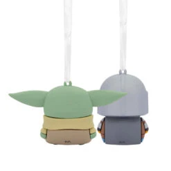 Better Together Star Wars: The Mandalorian™ And Grogu™ Magnetic Hallmark Ornaments, Set Of 2 4 Better Together Star Wars: The Mandalorian™ And Grogu™ Magnetic Hallmark Ornaments, Set Of 2 -Hallmark Shop Mandalorian and Grogu Christmas Ornaments 3HCM2401 06