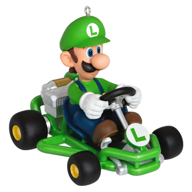Nintendo Mario Kart™ Luigi Ornament Hallmark Nintendo Mario Kart™ Luigi Ornament -Hallmark Shop Mario Kart Luigi Keepsake Ornament 1899QXI6337 01