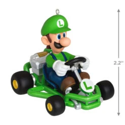 Hallmark Nintendo Mario Kart™ Luigi Ornament 2 Hallmark Nintendo Mario Kart™ Luigi Ornament -Hallmark Shop Mario Kart Luigi Keepsake Ornament 1899QXI6337 03