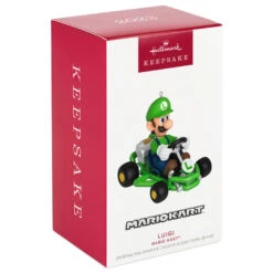 Hallmark Nintendo Mario Kart™ Luigi Ornament 3 Hallmark Nintendo Mario Kart™ Luigi Ornament -Hallmark Shop Mario Kart Luigi Keepsake Ornament 1899QXI6337 04