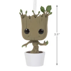 Marvel Guardians Of The Galaxy Groot Funko POP!® Hallmark Ornament -Hallmark Shop Marvel Guardians of the Galaxy Groot Funko POP Christmas Ornament 3HCM1099 03