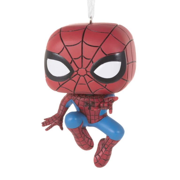 Marvel Spider-Man Funko POP!® Hallmark Ornament Marvel Spider-Man Funko POP!® Hallmark Ornament -Hallmark Shop Marvel SpiderMan Funko POP Christmas Ornament 3HCM1102 01