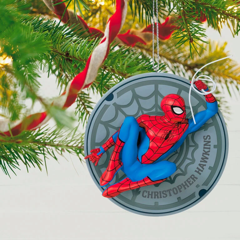 Marvel The Amazing Spider-Man Personalized Ornament Hallmark Marvel The Amazing Spider-Man Personalized Ornament -Hallmark Shop Marvel The Amazing SpiderMan Personalized Keepsake Ornament 2499QHE2115B1 02