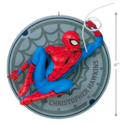 Hallmark Marvel The Amazing Spider-Man Personalized Ornament 2 Hallmark Marvel The Amazing Spider-Man Personalized Ornament -Hallmark Shop Marvel The Amazing SpiderMan Personalized Keepsake Ornament 2499QHE2115B1 03