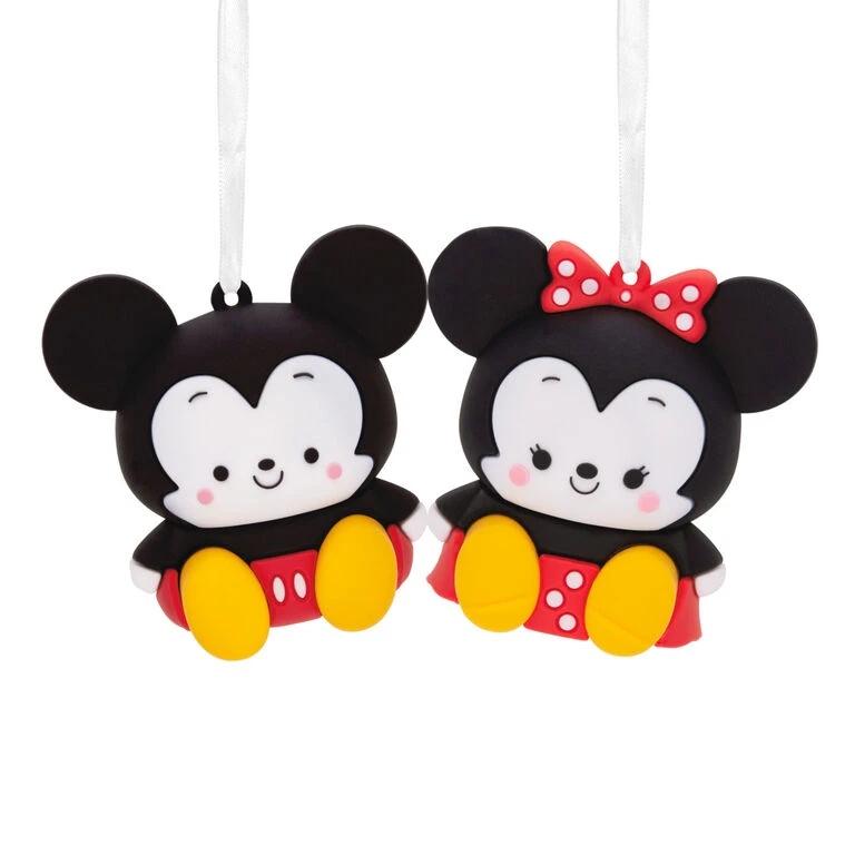 Better Together Disney Mickey and Minnie Magnetic Hallmark Ornaments, Set of 2 Better Together Disney Mickey And Minnie Magnetic Hallmark Ornaments, Set Of 2 -Hallmark Shop Mickey and Minnie Christmas Ornaments 3HCM2402 01