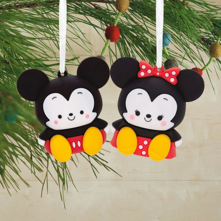 Better Together Disney Mickey and Minnie Magnetic Hallmark Ornaments, Set of 2 Better Together Disney Mickey And Minnie Magnetic Hallmark Ornaments, Set Of 2 -Hallmark Shop Mickey and Minnie Christmas Ornaments 3HCM2402 02
