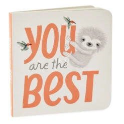 Hallmark MopTops Sloth Stuffed Animal With You Are The Best Board Book -Hallmark Shop MopTops Plush Sloth Stuffed Animal and Board Book 1KID2083 04