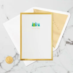 Hallmark Love Sharing Life's Adventure With You 3D Pop-Up Love Card -Hallmark Shop Mountains and Trees 3D PopUp Love Card 1299LAD2890 04