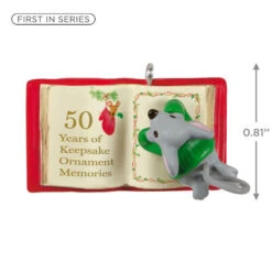 Hallmark Mini A Creature Was Stirring Special Edition Ornament 2 Hallmark Mini A Creature Was Stirring Special Edition Ornament -Hallmark Shop Mouse on Storybook Keepsake Ornament 1099QGO2787 03