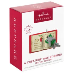 Hallmark Mini A Creature Was Stirring Special Edition Ornament 3 Hallmark Mini A Creature Was Stirring Special Edition Ornament -Hallmark Shop Mouse on Storybook Keepsake Ornament 1099QGO2787 04