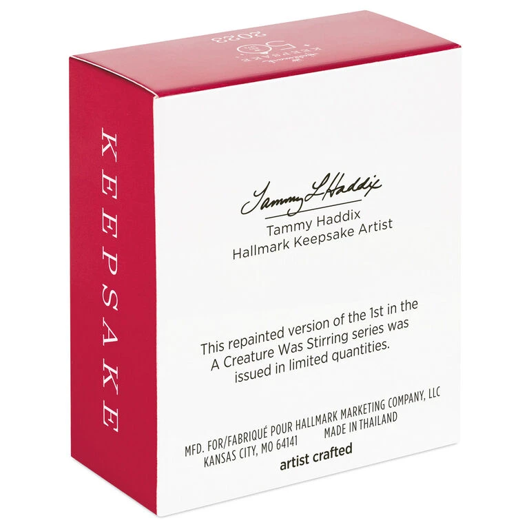 Mini A Creature Was Stirring Special Edition Ornament Hallmark Mini A Creature Was Stirring Special Edition Ornament -Hallmark Shop Mouse on Storybook Keepsake Ornament 1099QGO2787 05