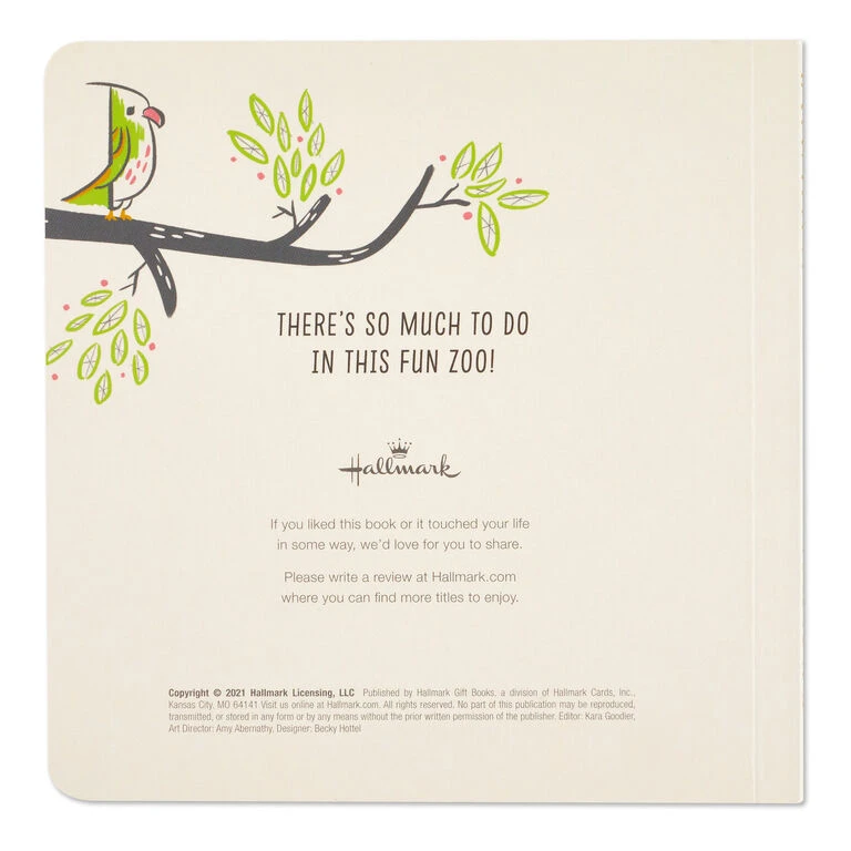 My Zoo Board Book Hallmark My Zoo Board Book -Hallmark Shop My Zoo Board Book for Kids 1BOK1486 02