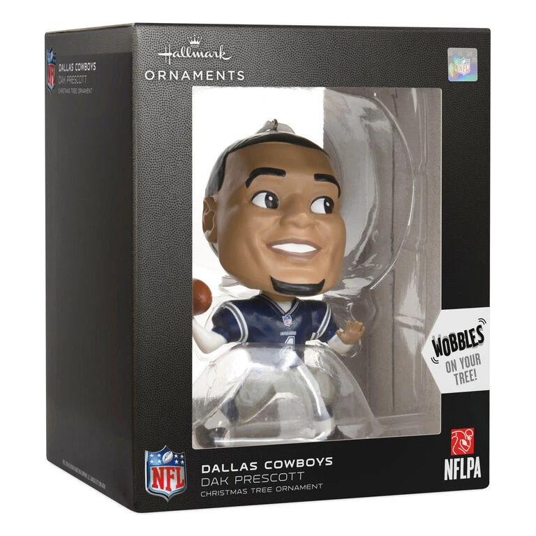 NFL Dallas Cowboys Dak Prescott Bouncing Buddy Hallmark Ornament NFL Dallas Cowboys Dak Prescott Bouncing Buddy Hallmark Ornament -Hallmark Shop NFL Dallas Cowboys Dak Prescott Bouncing Buddy Christmas Ornament 1OSL1563 04