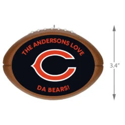Hallmark NFL Football Chicago Bears Text Personalized Ornament -Hallmark Shop NFL Football Chicago Bears Text Personalized Ornament 2499QHE1985B6 03