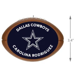Hallmark NFL Football Dallas Cowboys Text Personalized Ornament -Hallmark Shop NFL Football Dallas Cowboys Text Personalized Ornament 2499QHE1985B3 03