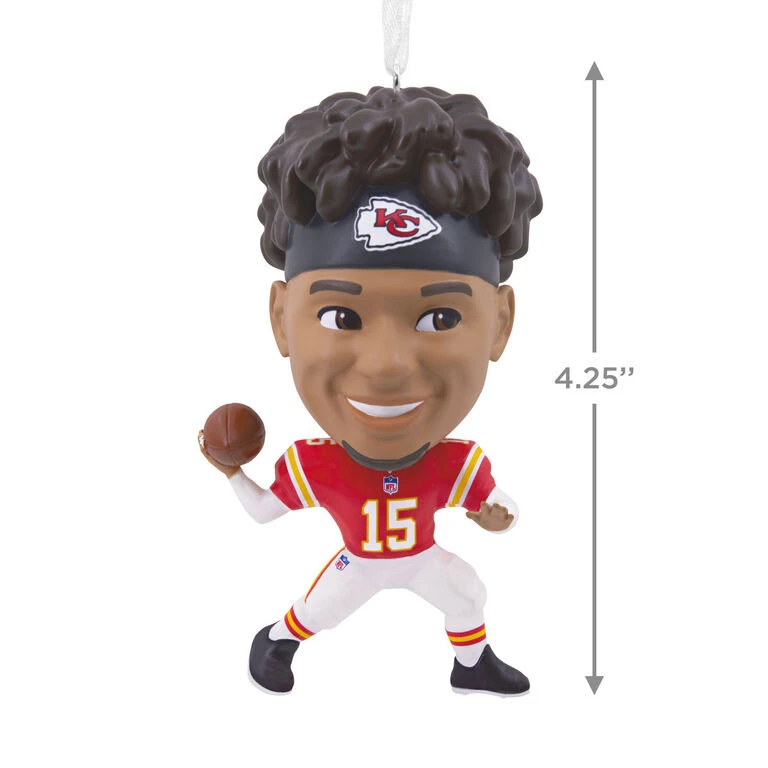 NFL Kansas City Chiefs Patrick Mahomes II Bouncing Buddy Hallmark Ornament NFL Kansas City Chiefs Patrick Mahomes II Bouncing Buddy Hallmark Ornament -Hallmark Shop NFL Kansas City Chiefs Patrick Mahomes II Bouncing Buddy Christmas Ornament 1OSL1562 03