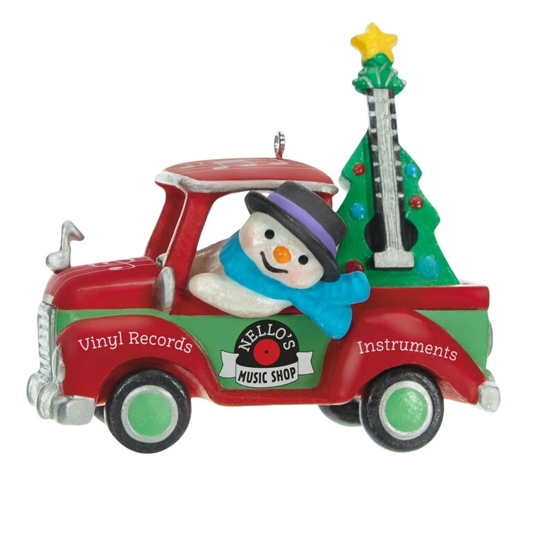 Holiday Parade Nello's Music Shop Truck 2023 Ornament Hallmark Holiday Parade Nello's Music Shop Truck 2023 Ornament -Hallmark Shop Nellos Music Shop Truck Keepsake Ornament 1799QXR8079 01
