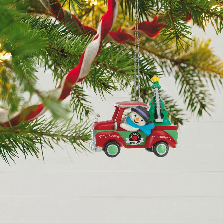 Holiday Parade Nello's Music Shop Truck 2023 Ornament Hallmark Holiday Parade Nello's Music Shop Truck 2023 Ornament -Hallmark Shop Nellos Music Shop Truck Keepsake Ornament 1799QXR8079 02